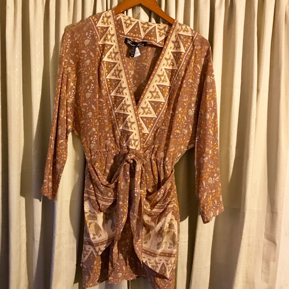Romper Wrap Dress